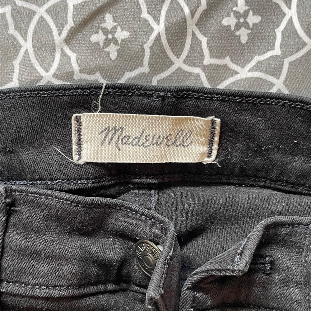 Madewell Charcoal Denim Pants